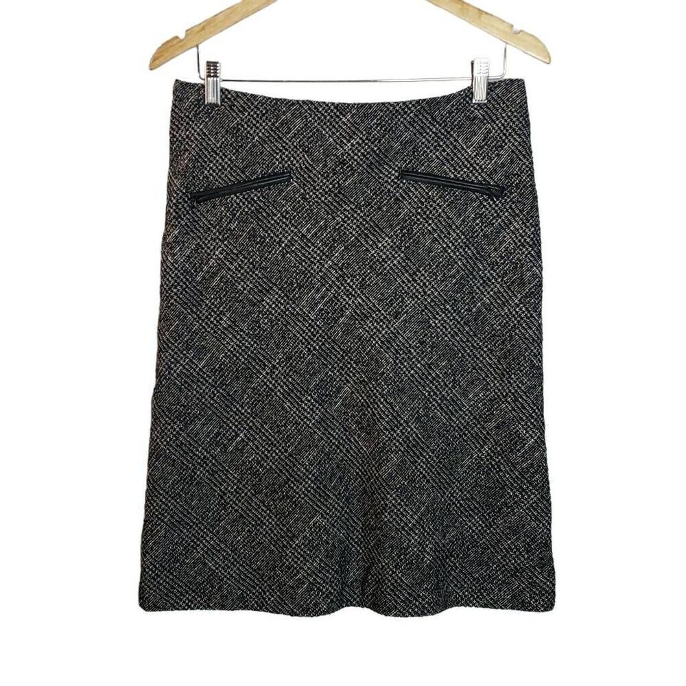 Talbots Black and White Skirt Size 10